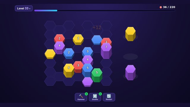 Hexa Stack advanced level