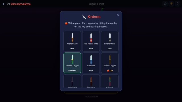 Knife Throw knife collection