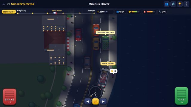 Minibus Driver night trip and end-of-trip earnings summary