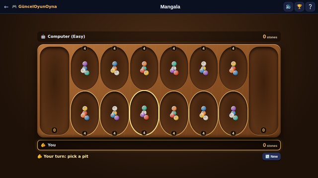 Mangala starting board