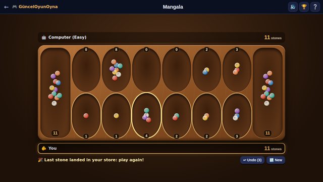 Sowing stones in Mangala