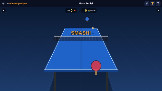 Table Tennis smash