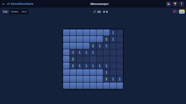 Minesweeper medium level