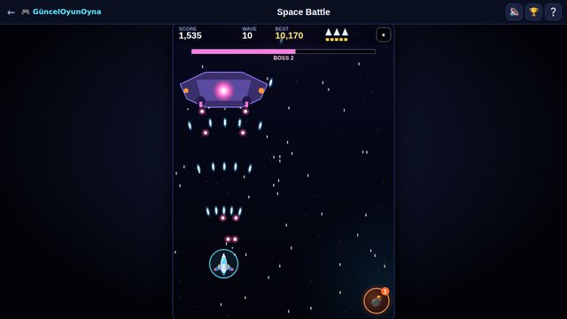 Space Battle boss fight