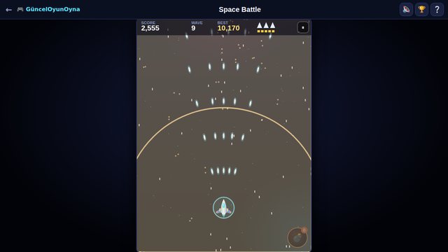 Space Battle bomb explosion