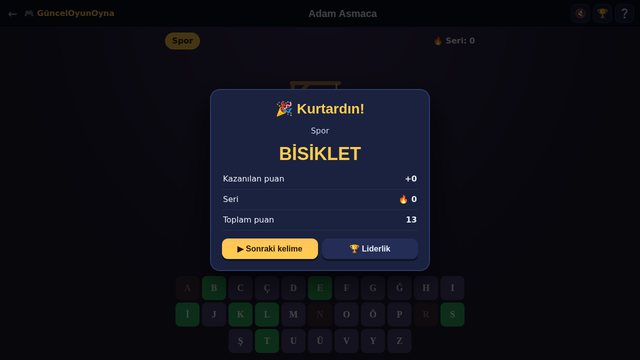 Adam Asmaca kategori