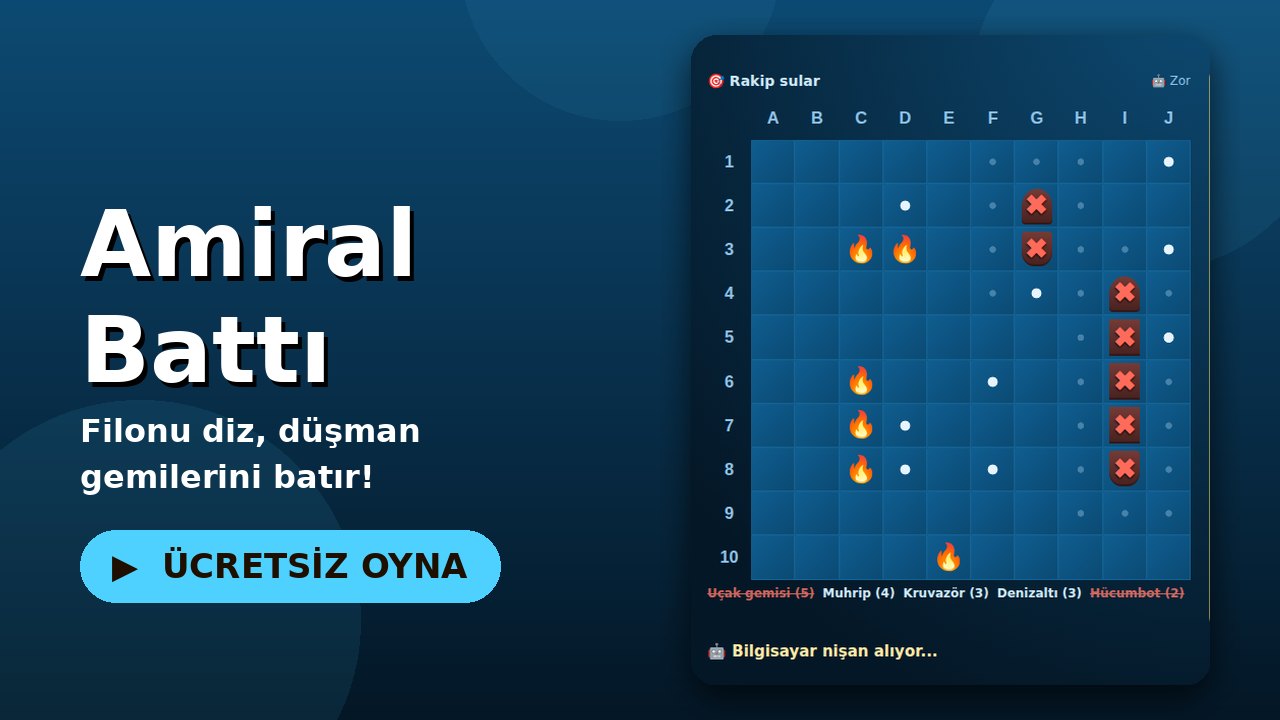 Amiral Battı oyun ekranı