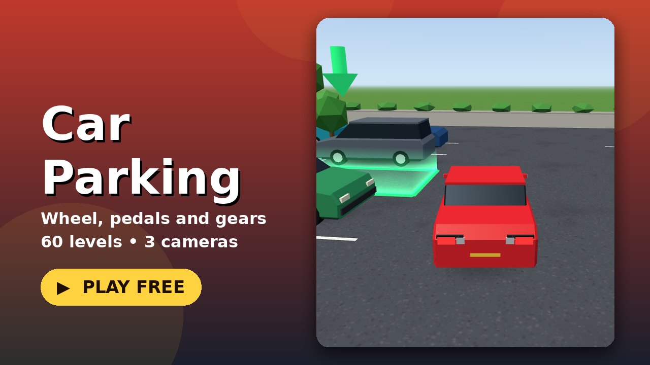 Car Parking game screen