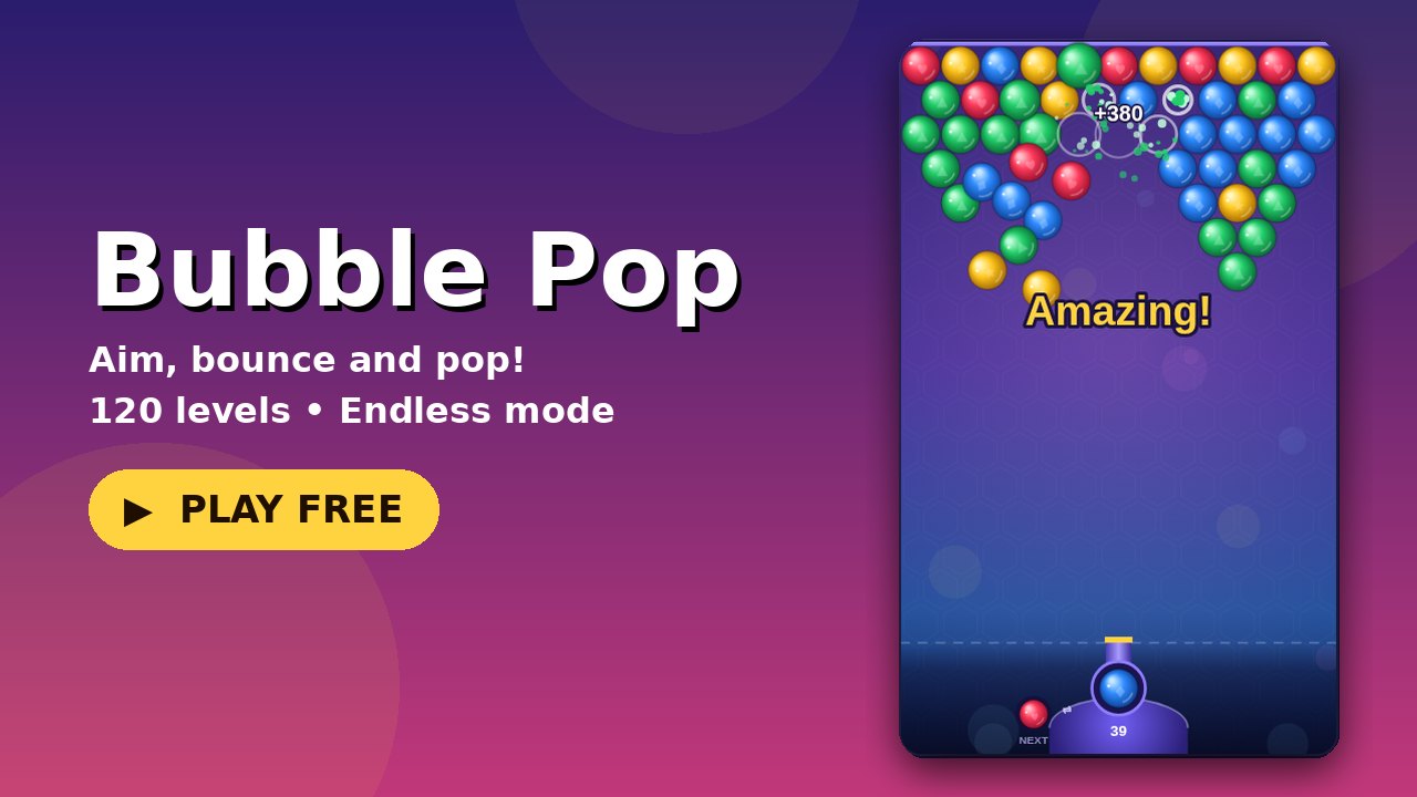 Bubble Pop game screen