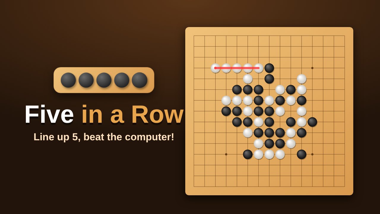 Five in a Row game screen