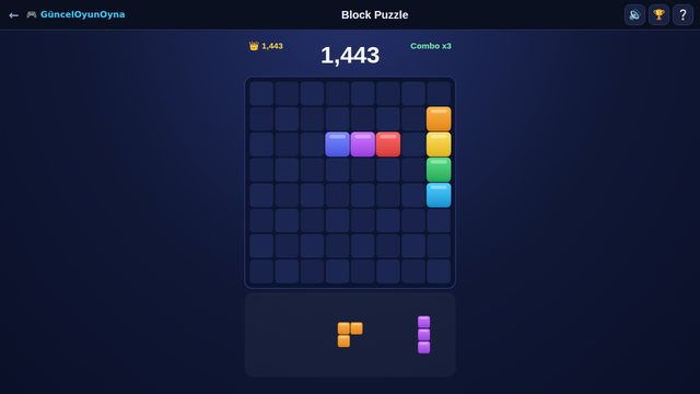 Block Puzzle game board