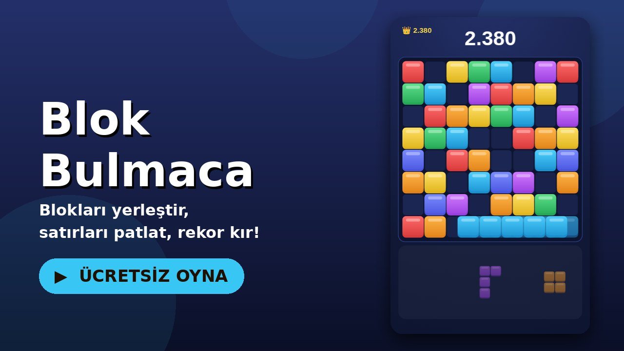 Blok Bulmaca oyun ekranı