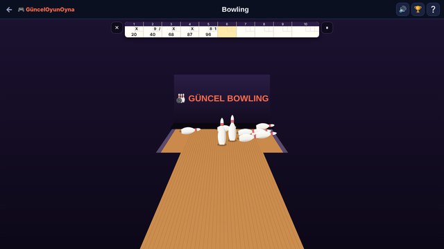 Bowling lobutların devrilmesi