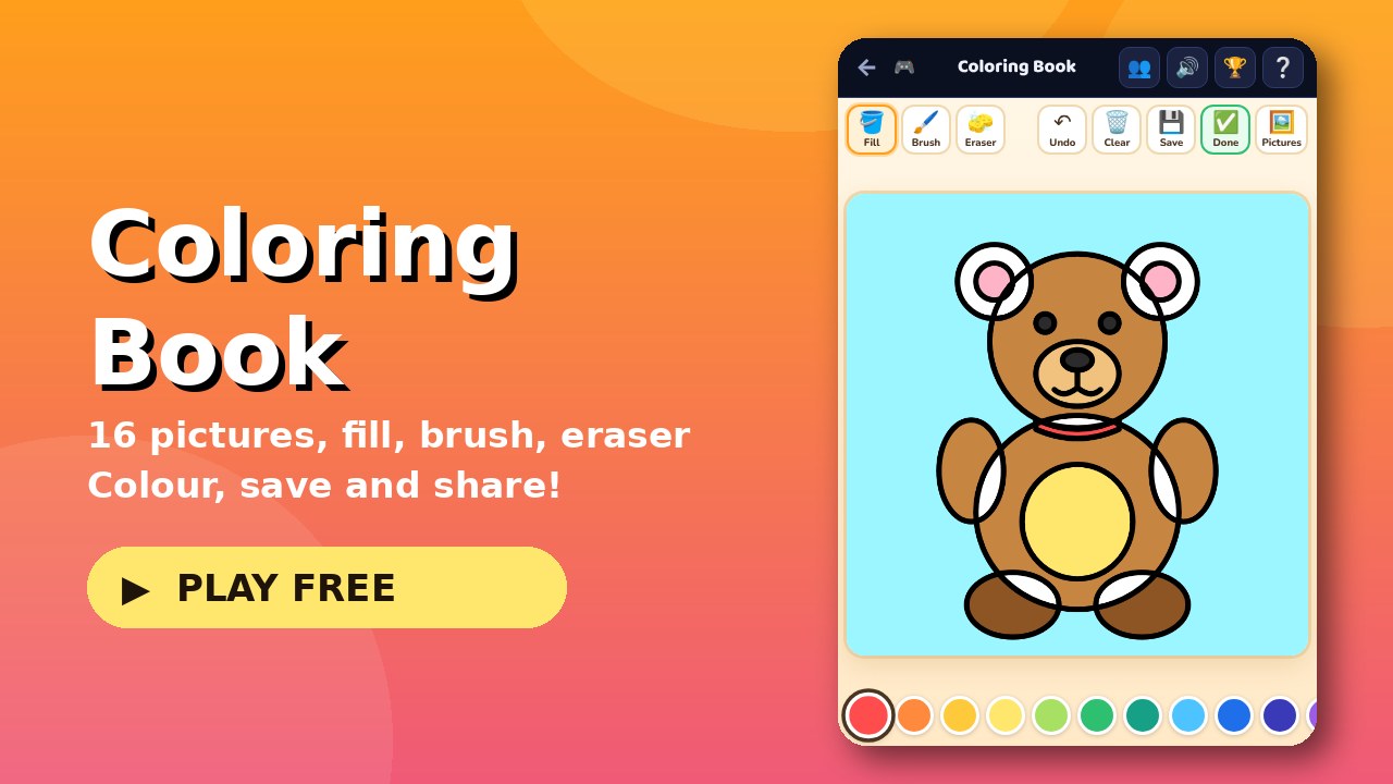 Coloring Book game screen