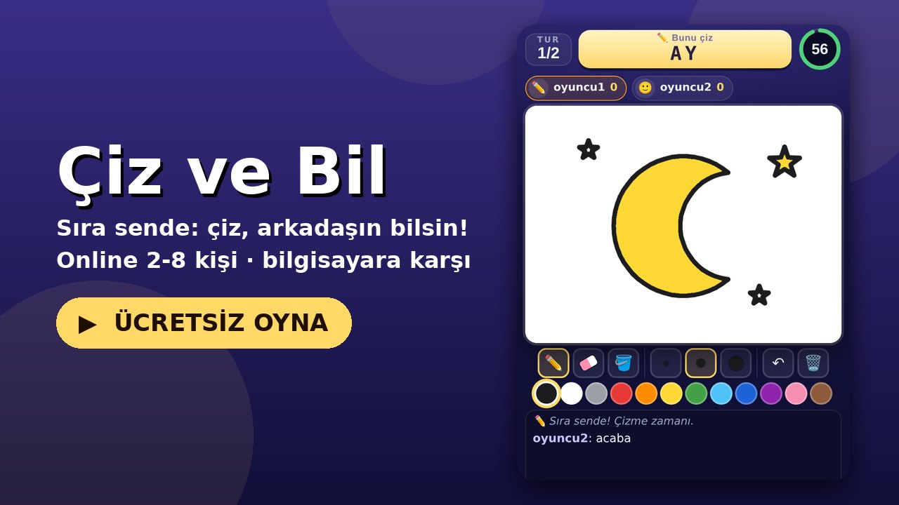 Çiz ve Bil oyun ekranı