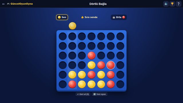 Dörtlü Bağla oyun ortası