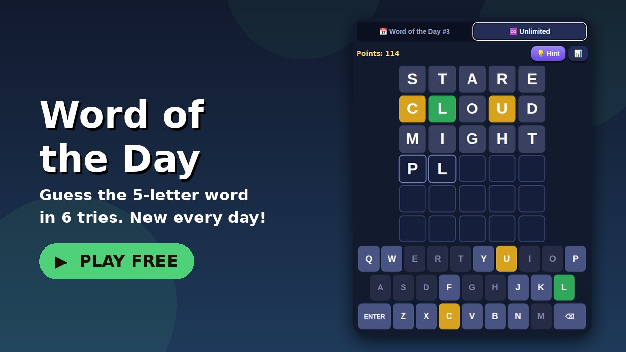Word of the Day game screen