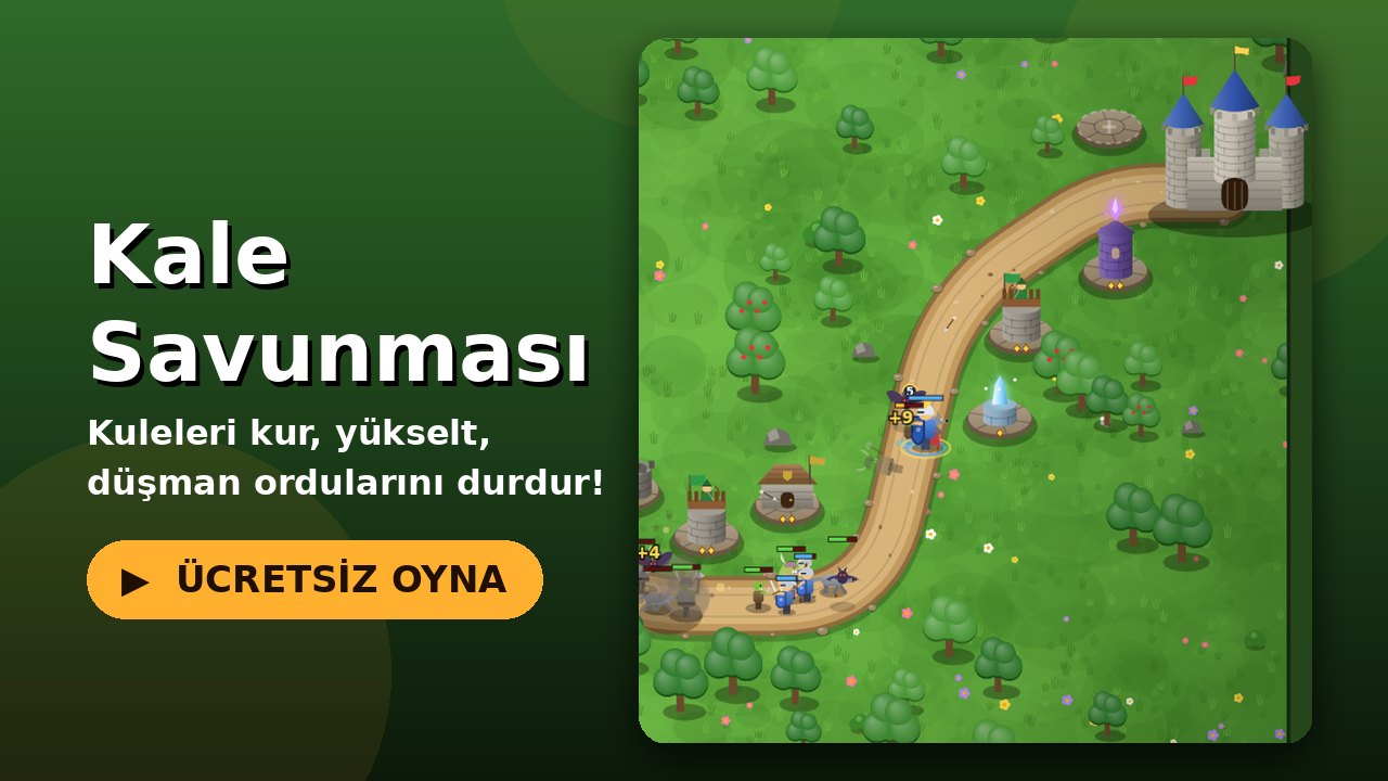 Kale Savunması oyun ekranı