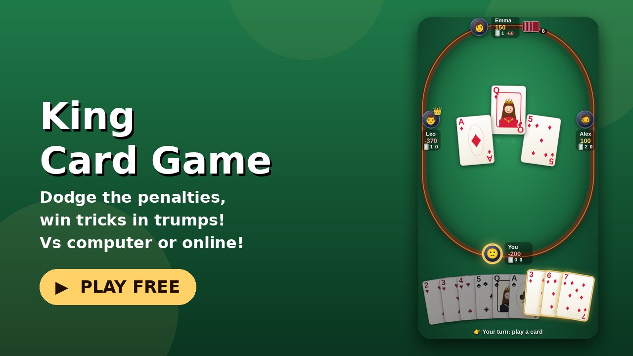 King Card Game game screen