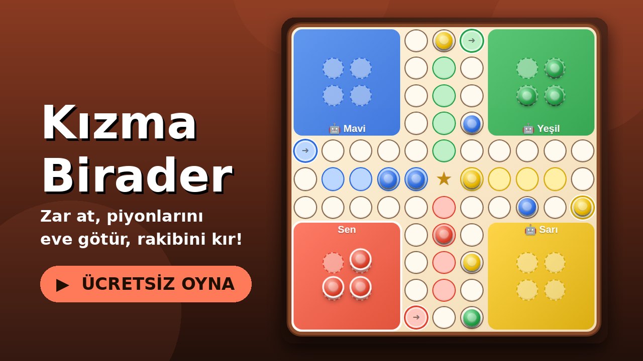 Kızma Birader oyun ekranı