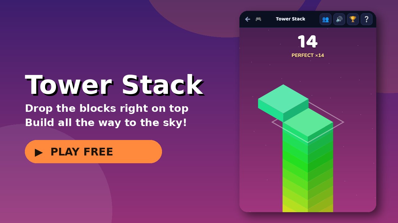 Tower Stack game screen