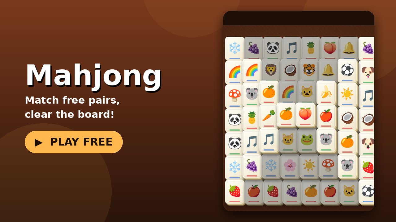 Mahjong game screen