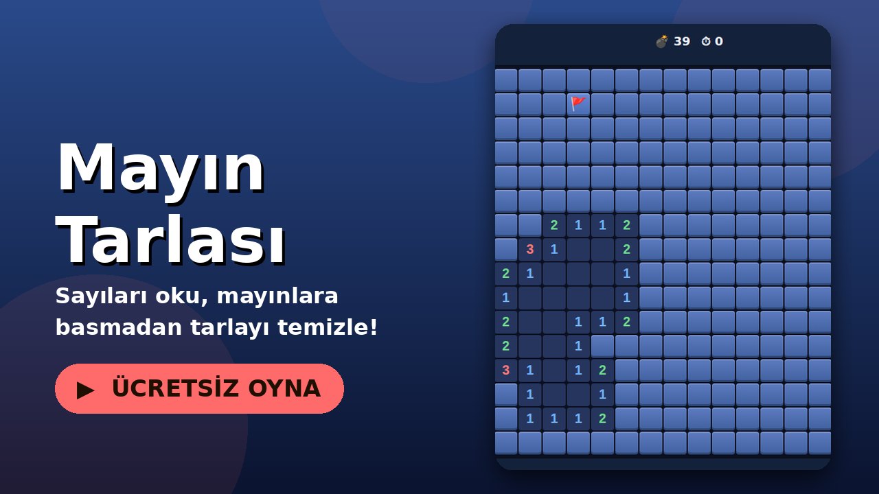 Mayın Tarlası oyun ekranı