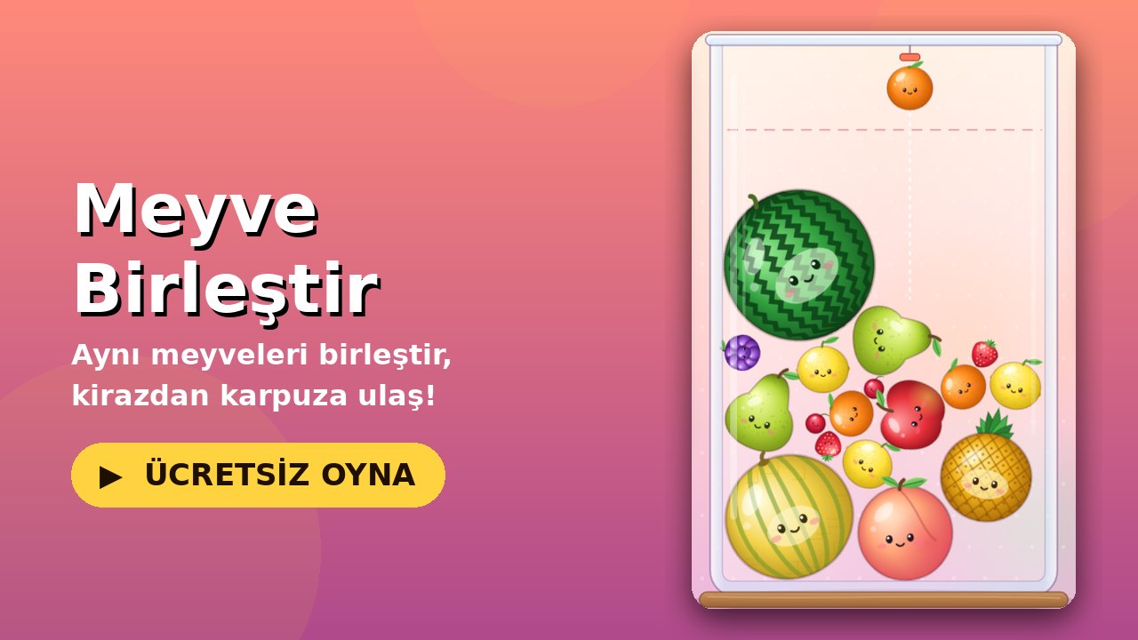 Meyve Birleştir oyun ekranı