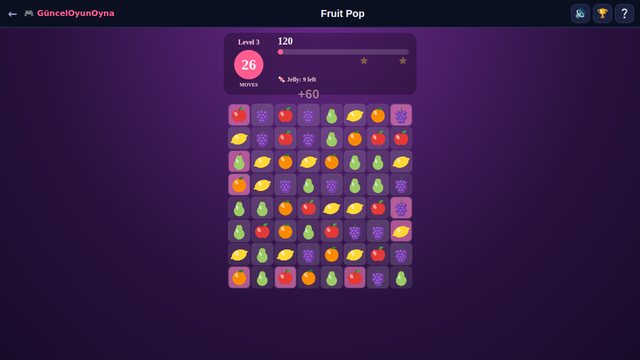 Fruit Pop jelly level