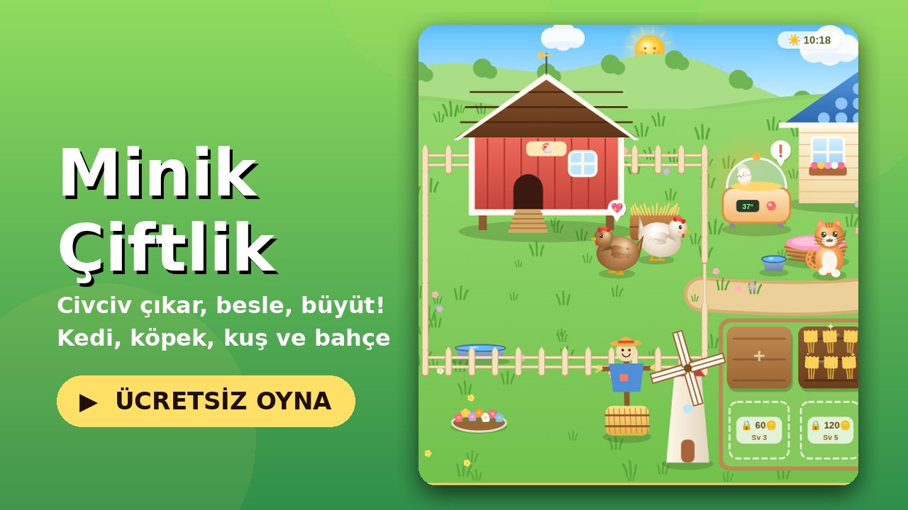 Minik Çiftlik oyun ekranı
