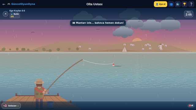 Olta Ustası: Köy Göletinde mantarı izleyen balıkçı