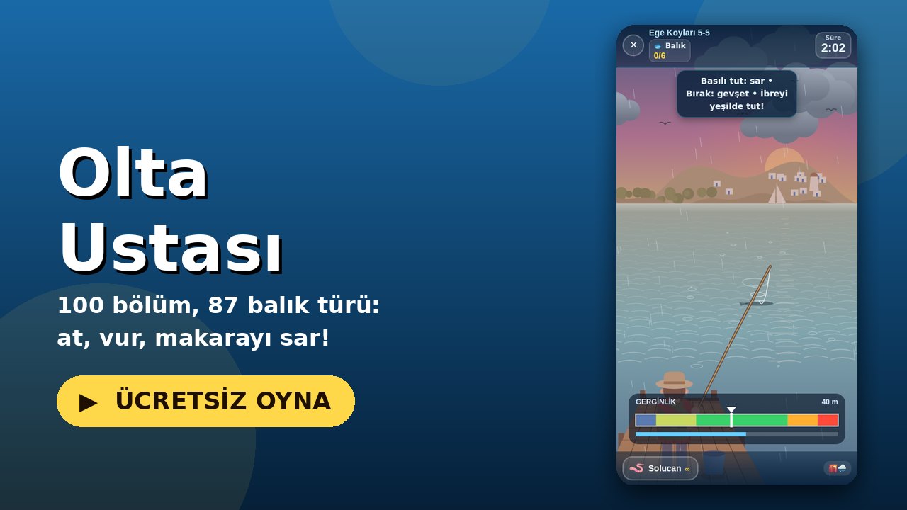 Olta Ustası oyun ekranı
