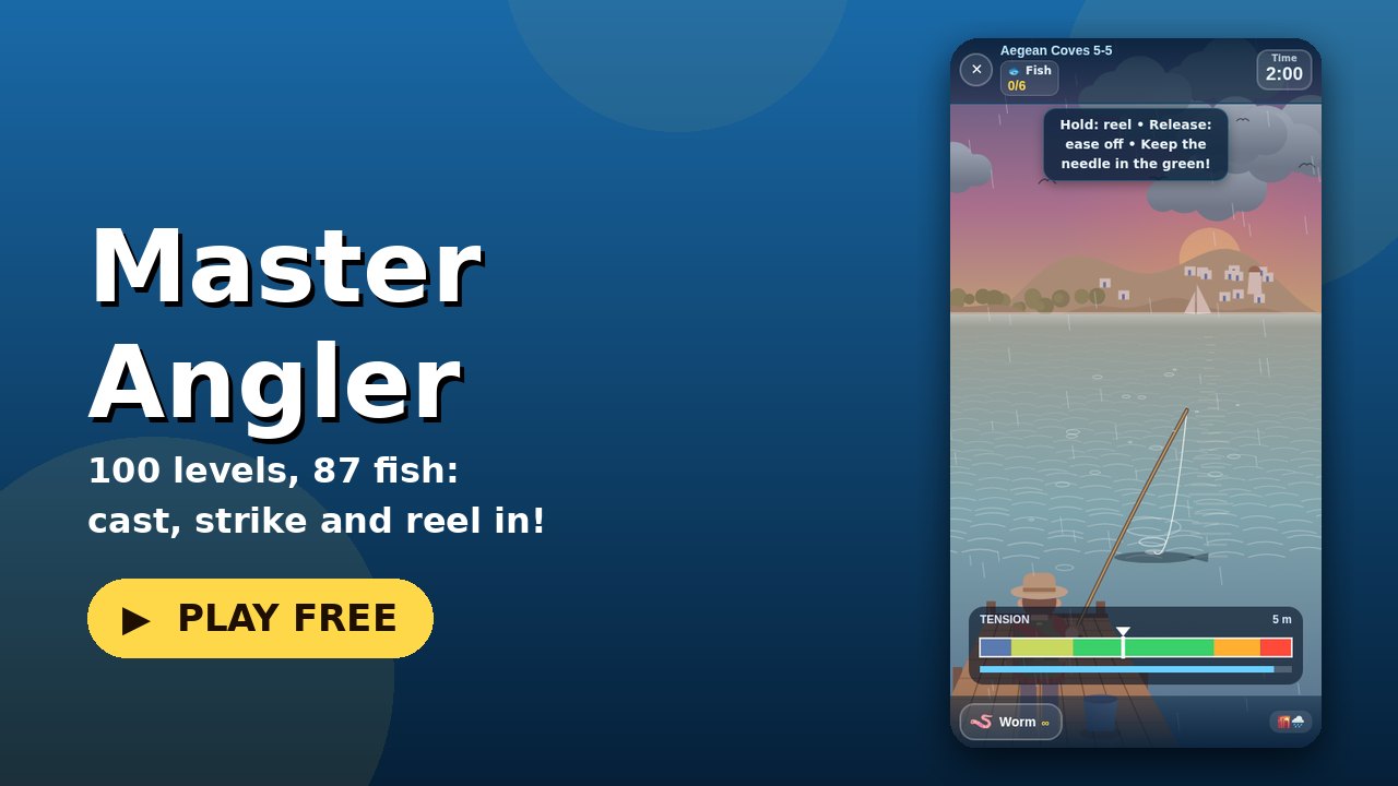 Master Angler game screen