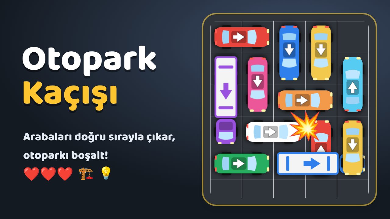 Otopark Kaçışı oyun ekranı