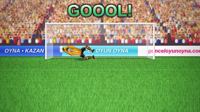Penaltı Atışları gol anı