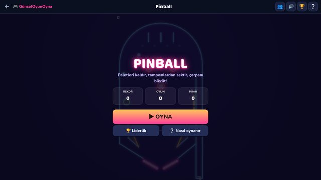 Pinball: çarpan ışıkları ve düşen hedefler