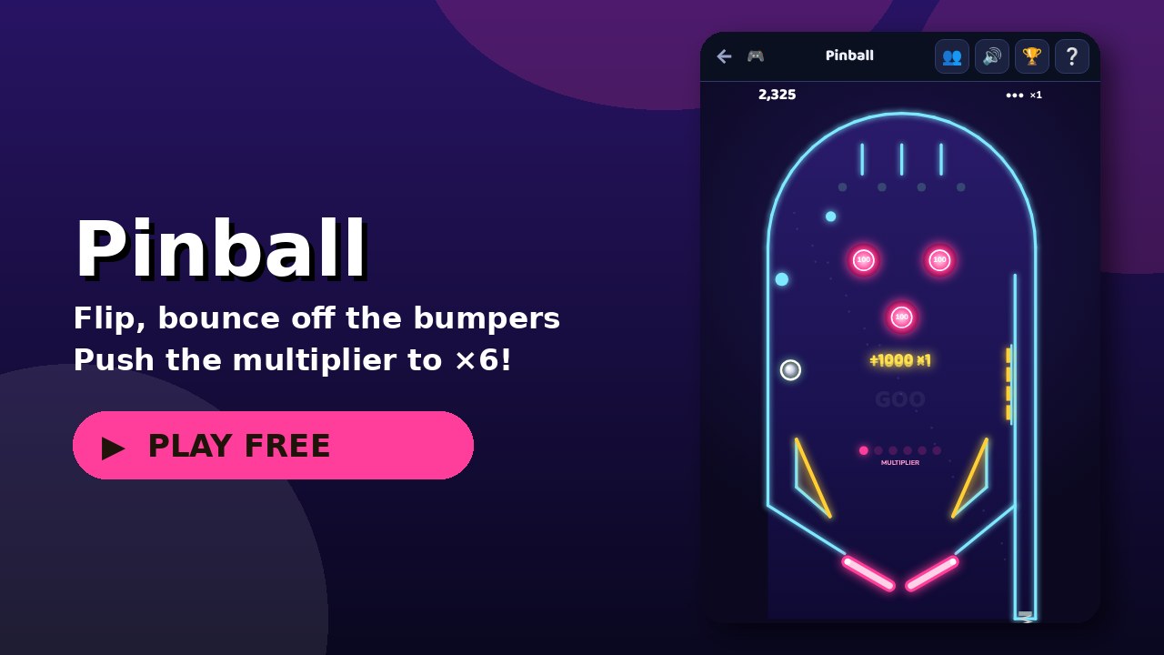 Pinball game screen
