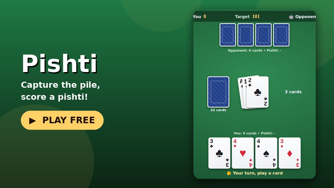 Pishti game screen