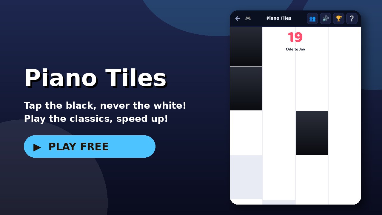Piano Tiles game screen