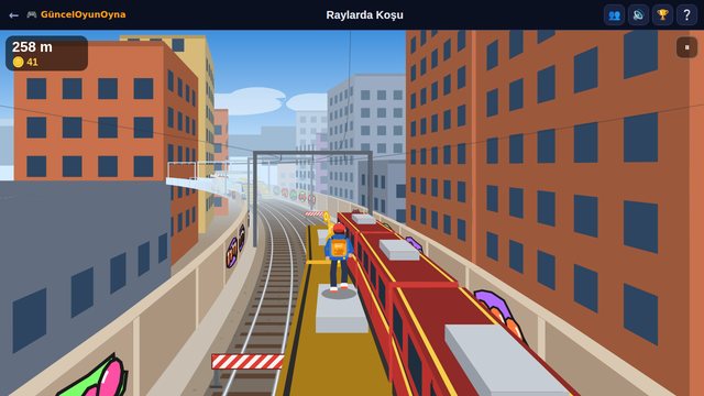 Raylarda Koşu tren çatısında altın toplama