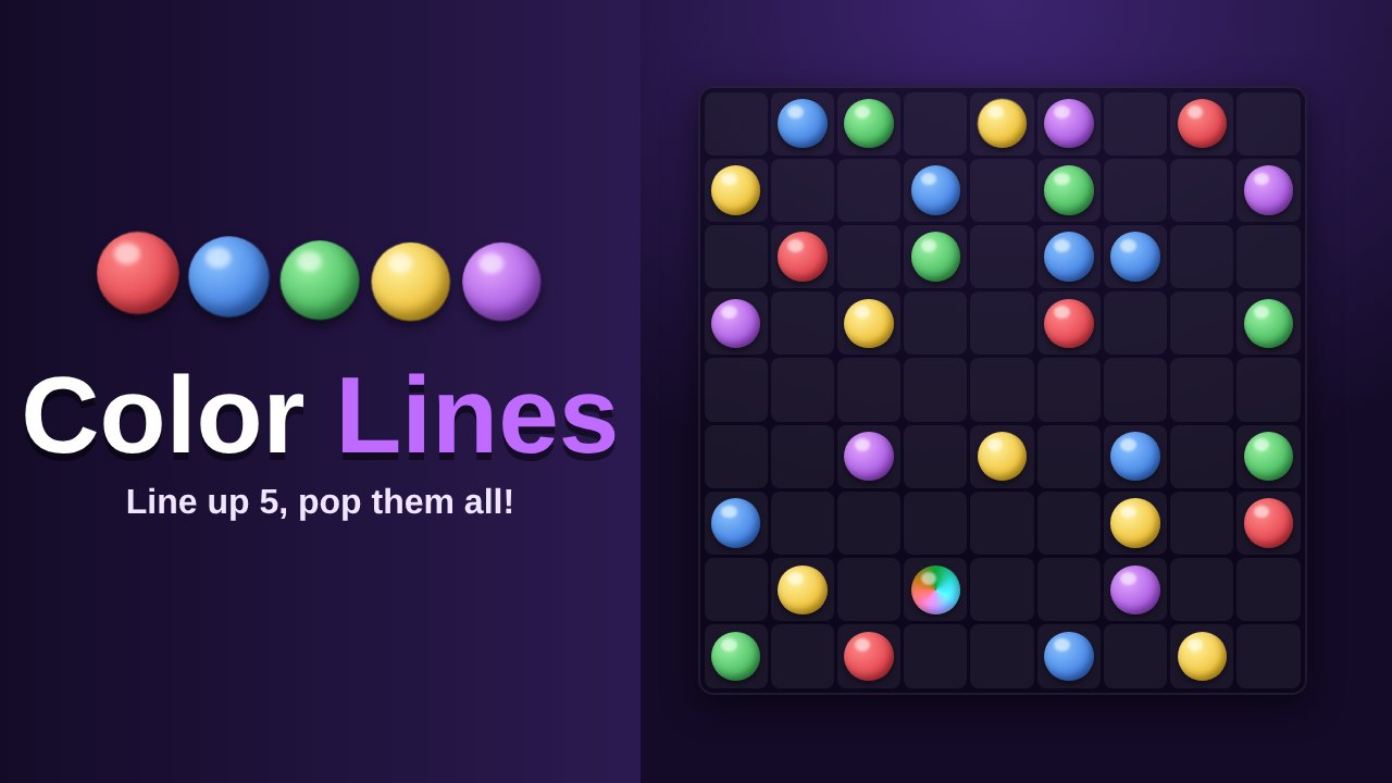 Color Lines game screen