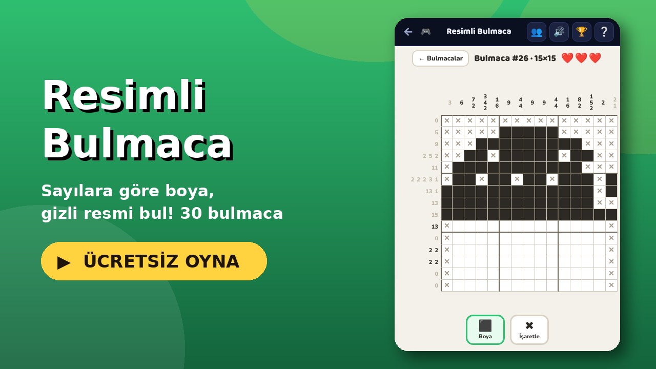 Resimli Bulmaca oyun ekranı
