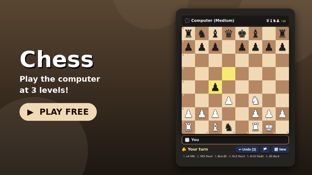 Chess game screen
