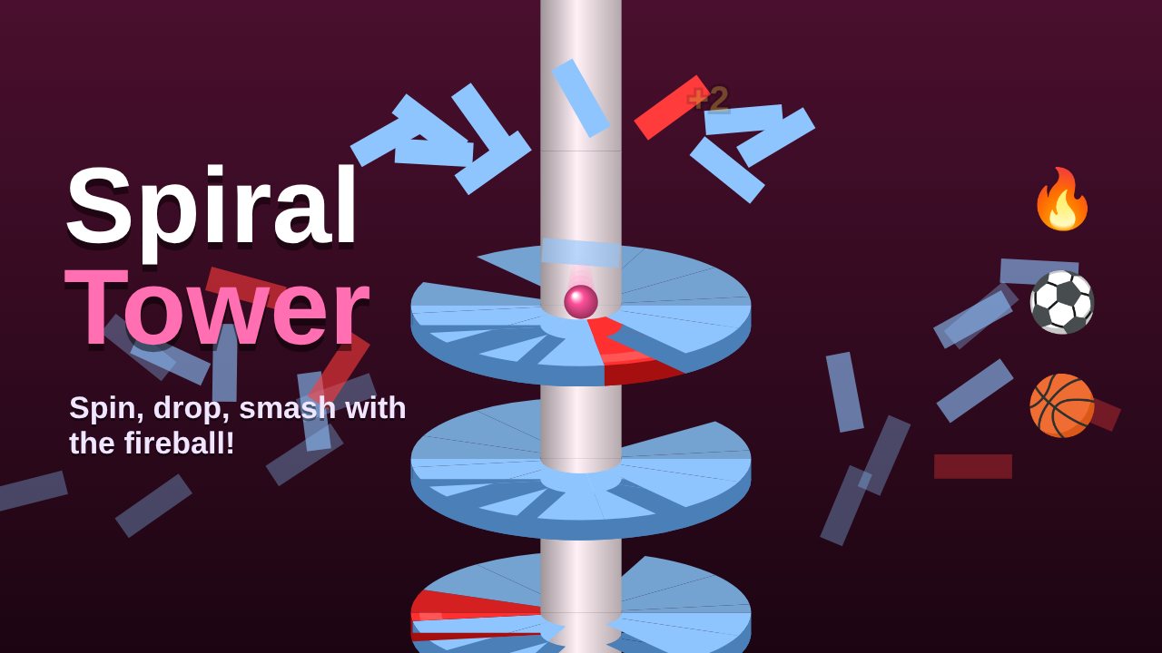 Spiral Tower game screen