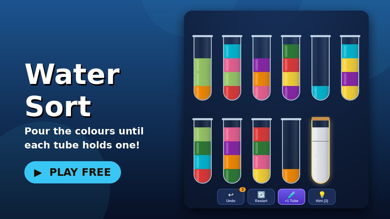Water Sort game screen