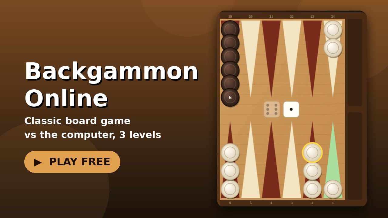 Backgammon game screen