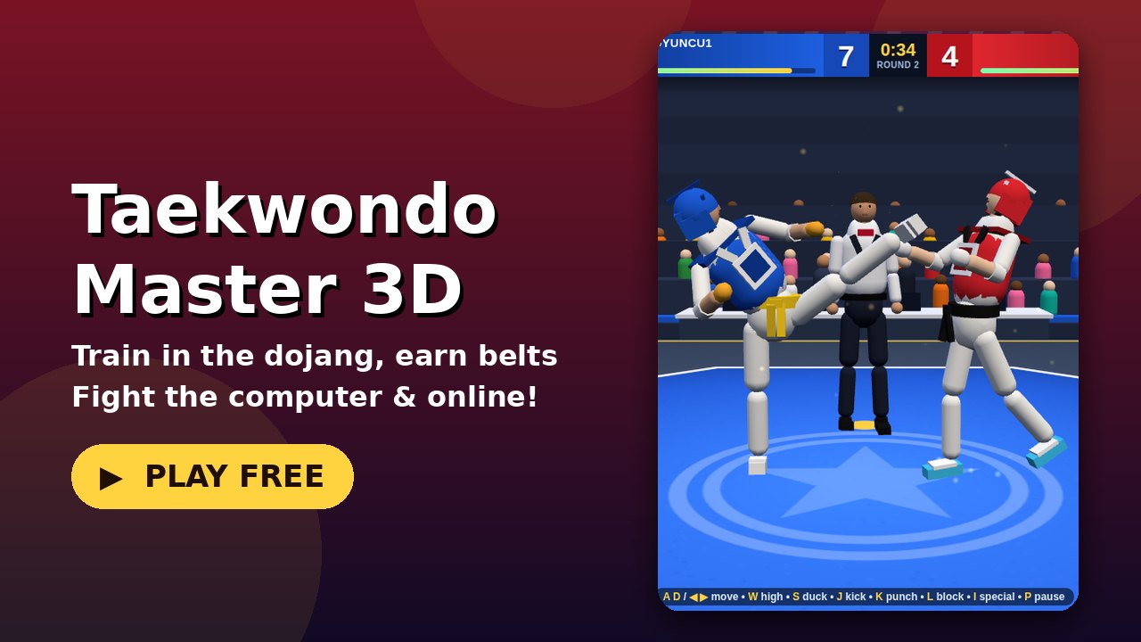 Taekwondo Master 3D game screen