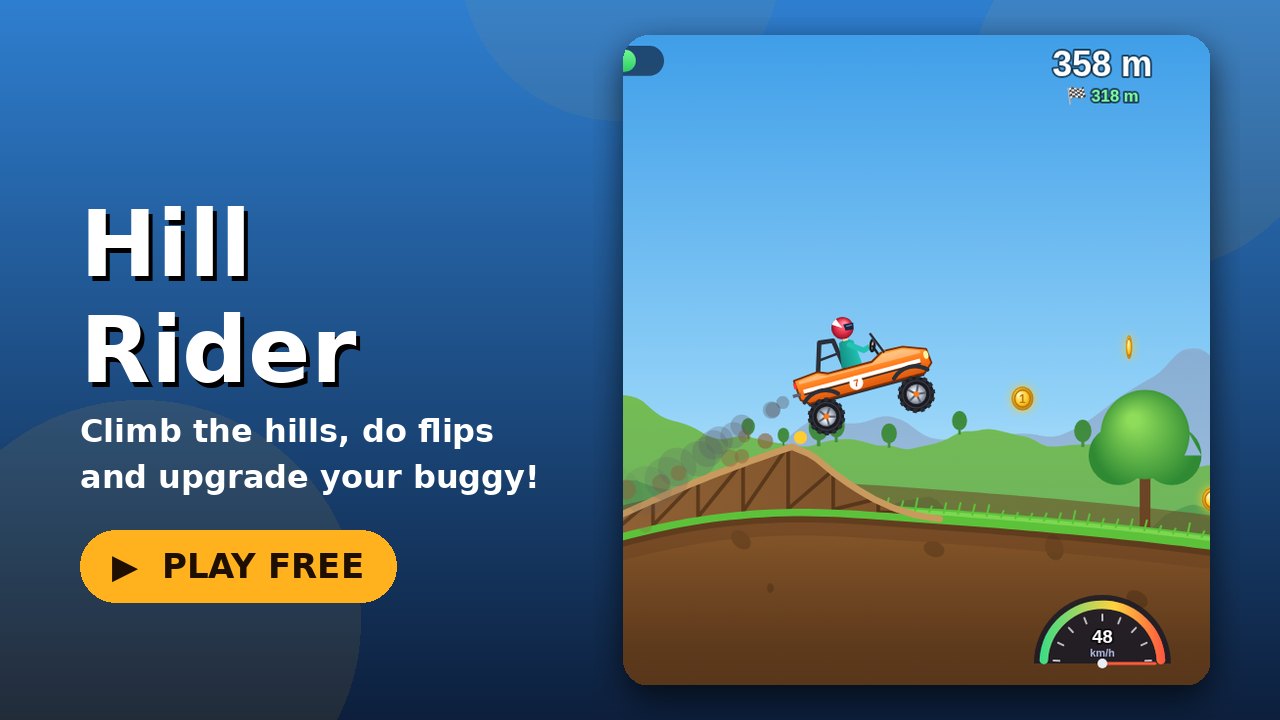 Hill Rider game screen