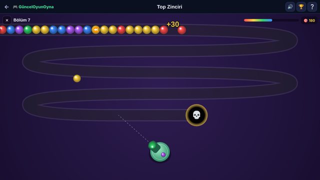 Top Zinciri zikzak yol ve topçu