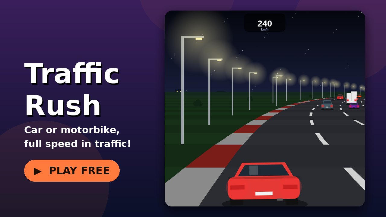 Traffic Rush game screen
